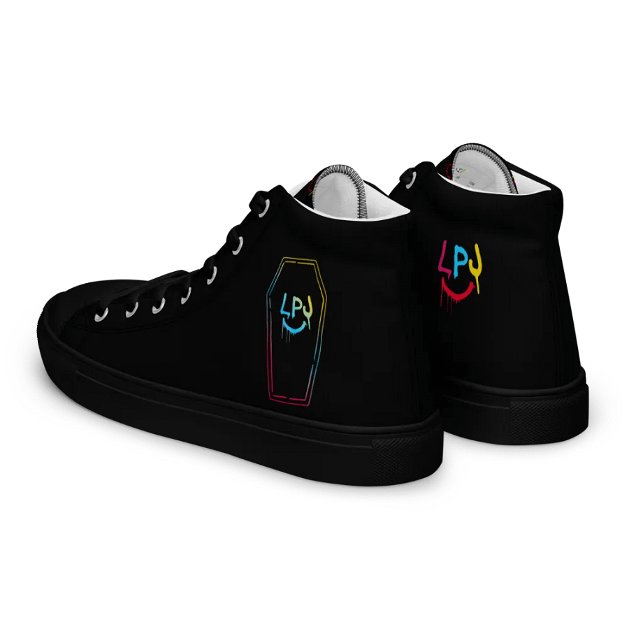 LPJ Black Canvas Hi-Top Shoes product image (7)