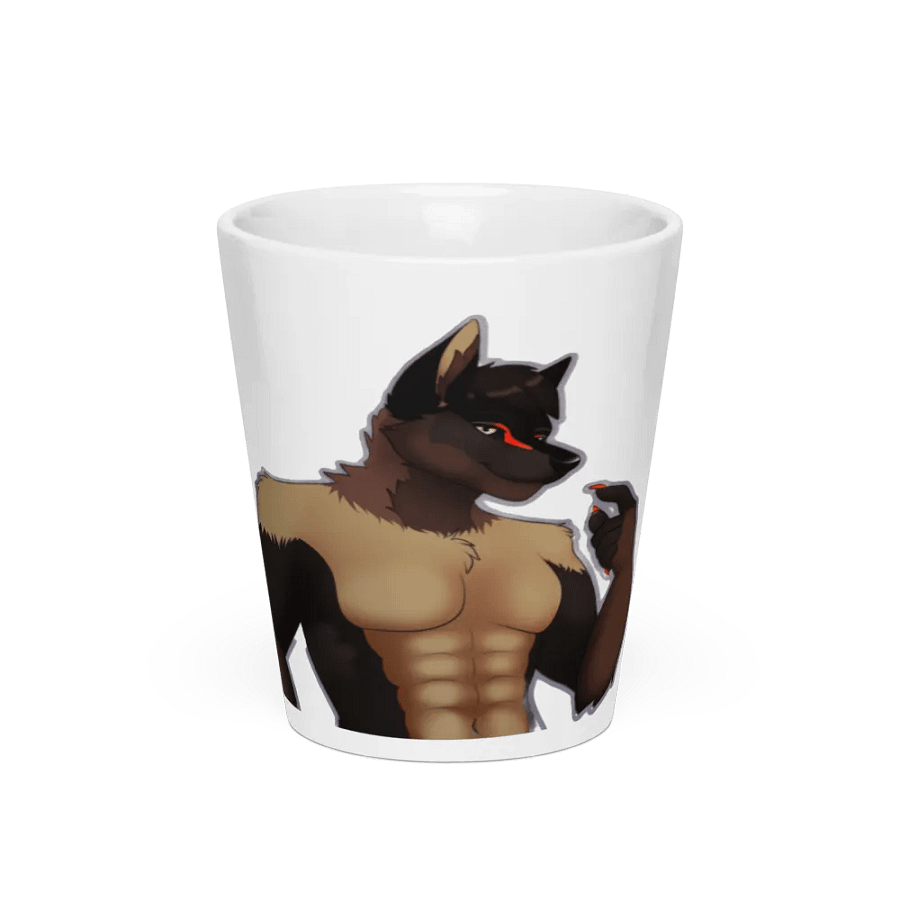 golden wolf's coffee latte cup product image (3)