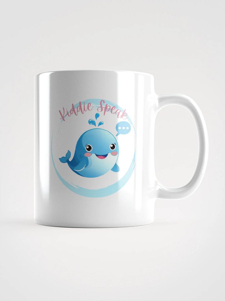 Blue Whale White Glossy Mug product image (3)