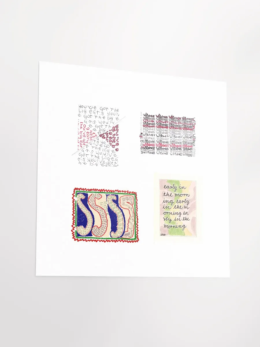 Build Your Own Four Panel Card Art (mixed orientations) product image (4)