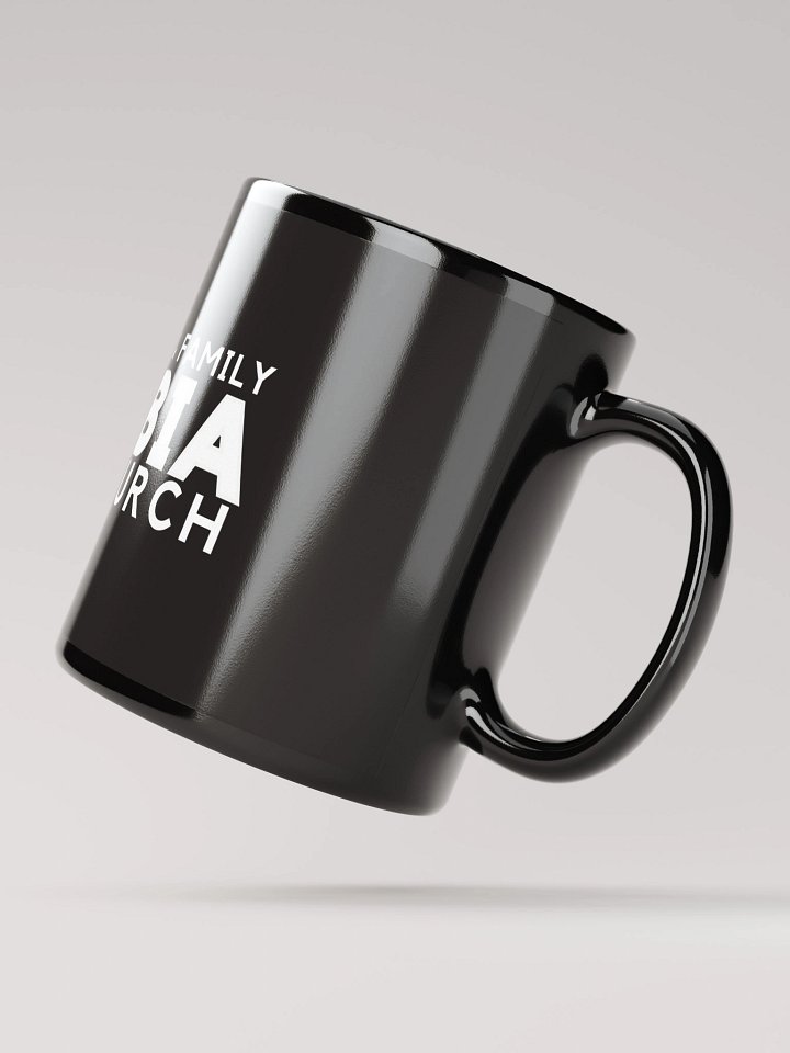A Place for Faith & Family Black Mug product image (3)