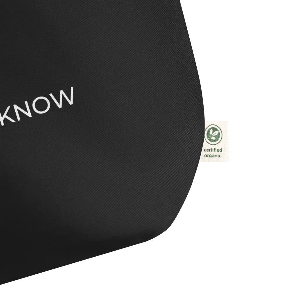 Psalm 46:10 Be still and know that I am God Organic Cotton Tote product image (2)