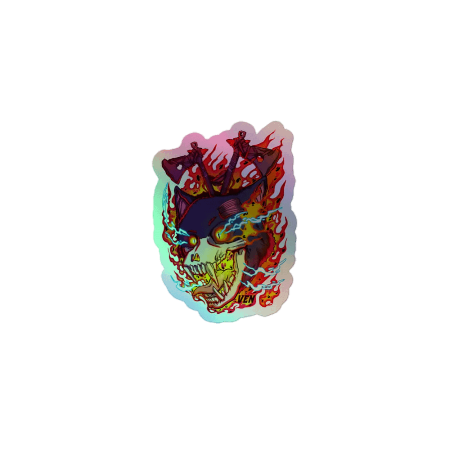 Infernal Pursuit Holographic Sticker product image (1)