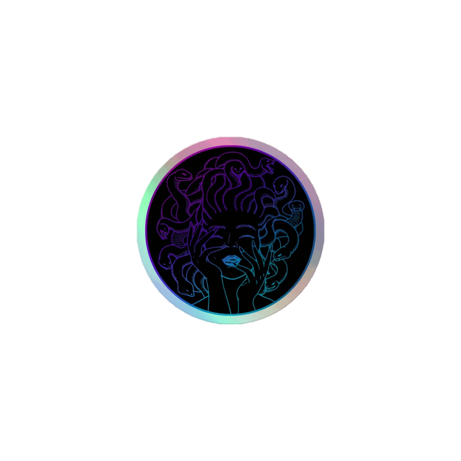 Drakainess Logo Holographic Sticker product image (1)