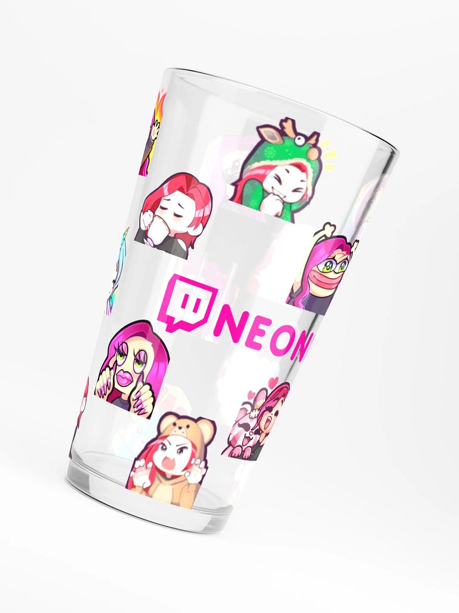 Neon Halo All Emotes Pint Glass product image (6)