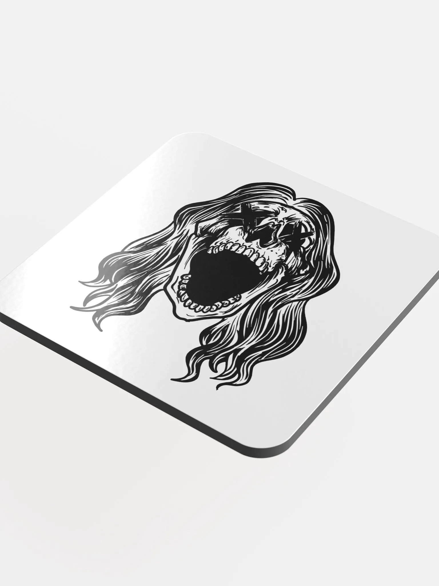 Exanimate X's Glossed Cork Coaster product image (4)
