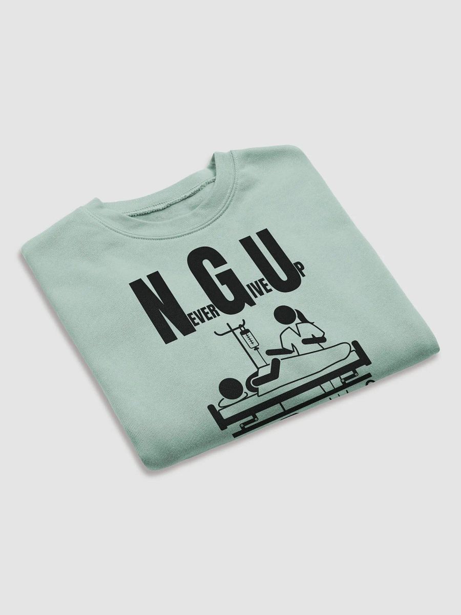 Never give up Fleece Crop Sweatshirt product image (14)