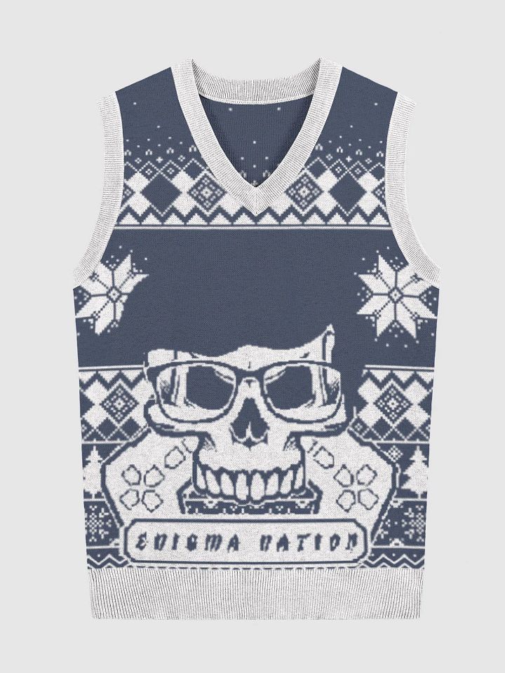 Enigma Nation Knitted V-Neck Vest 13 product image (5)