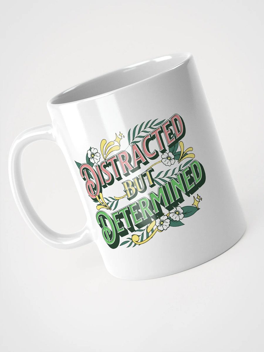 Distracted But Determined Floral Mug product image (2)