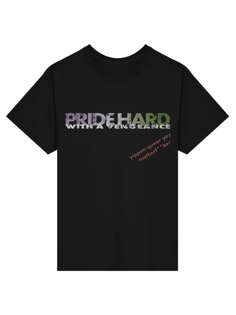 Genderqueer "Pride Hard" Tee product image (1)