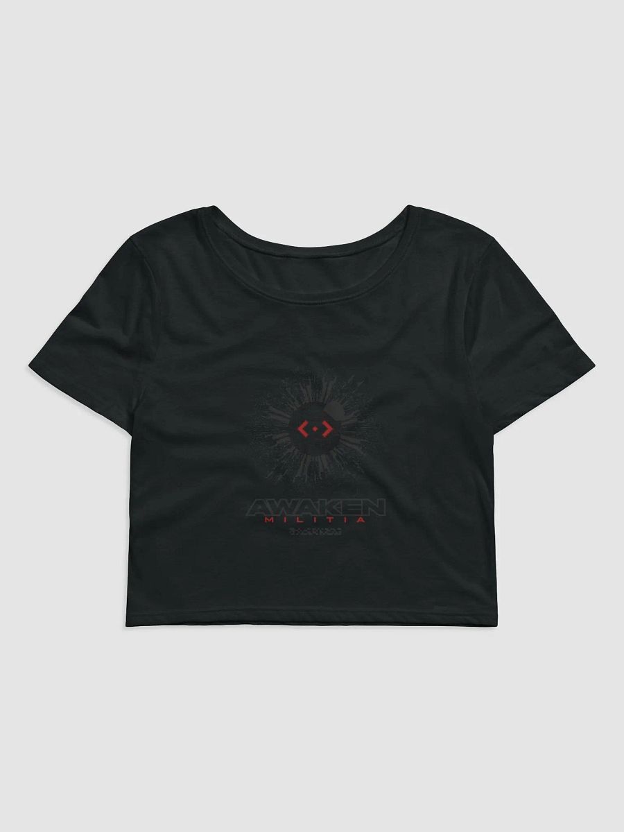 Target Spiral Crop Top - Black product image (1)
