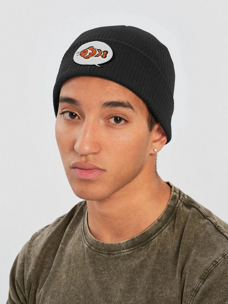 Clownfish TV Embroidered Logo Ribbed Beanie product image (25)
