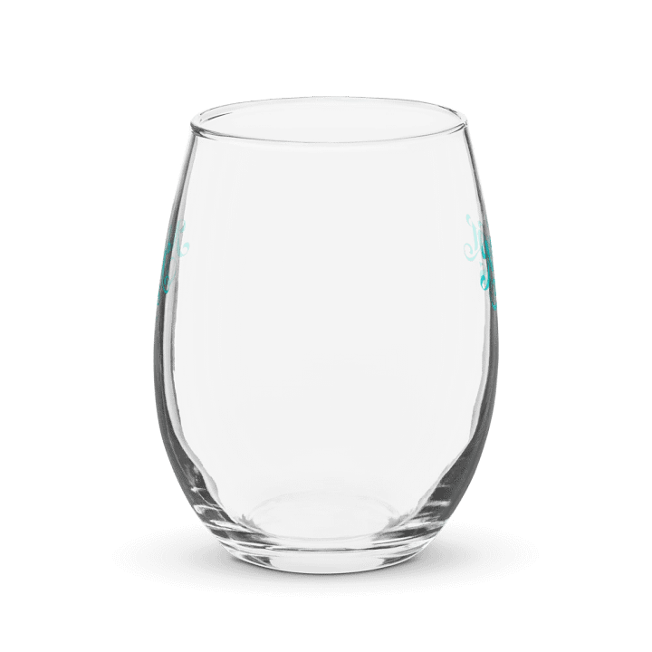 Turquoise Symmetry Stemless Wine Glass product image (1)