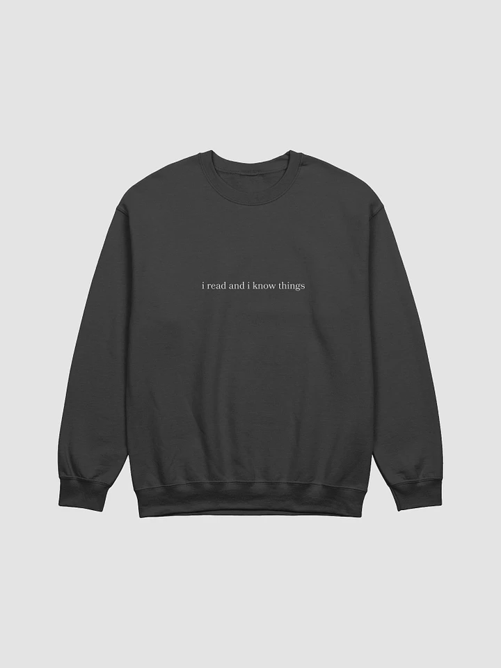I Read Crewneck Sweatshirt product image (3)
