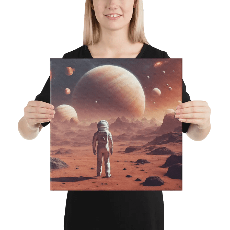 Astronaut On Alien Planet Wall Art product image (3)