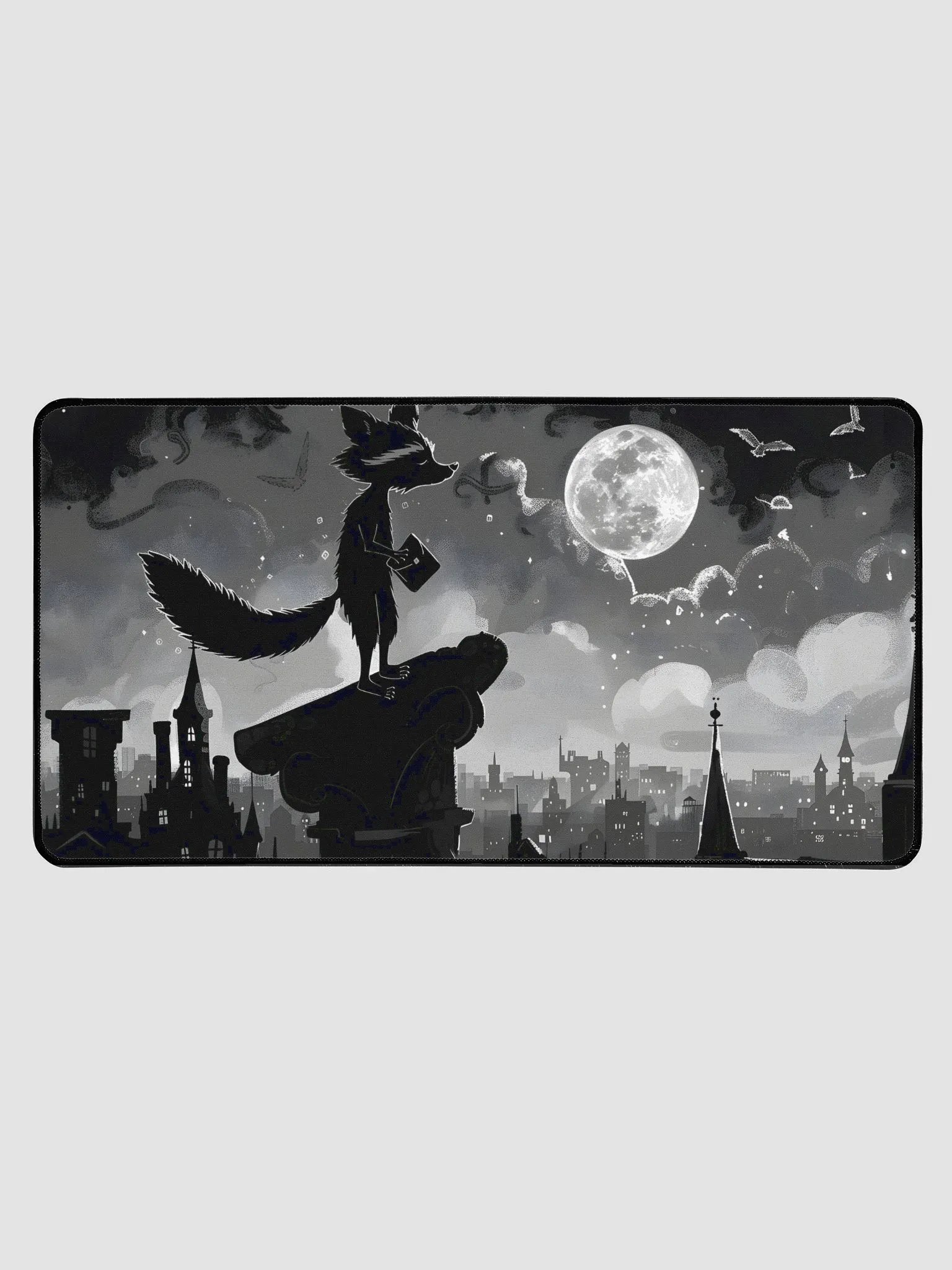 Sad Fox Deskmat product image (1)