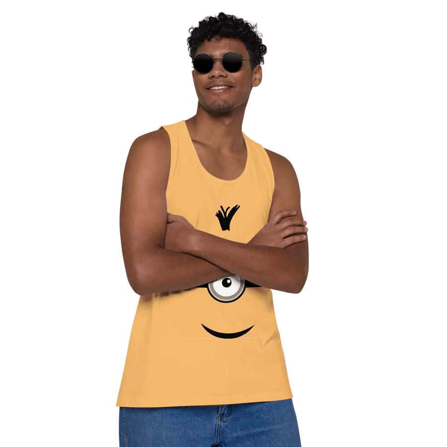 Minions Face Tank Top product image (7)