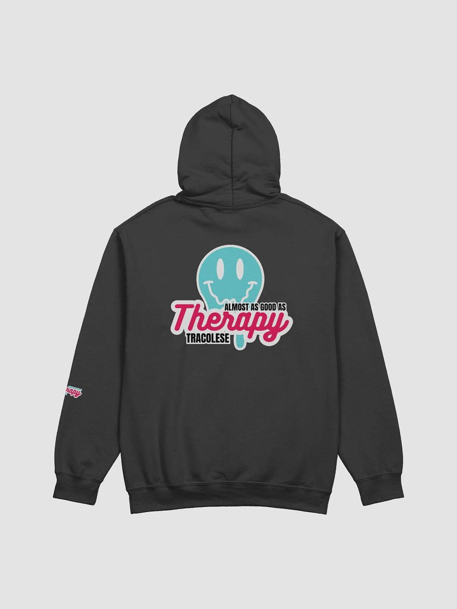 Almost as Good as Therapy - Hoodie Black product image (2)