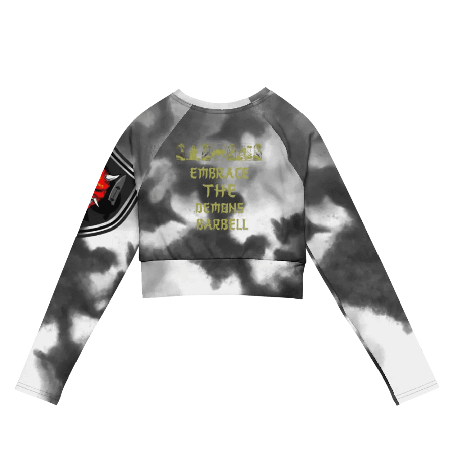 women oni crop top long sleeve (RAIN CLOUD) product image (7)