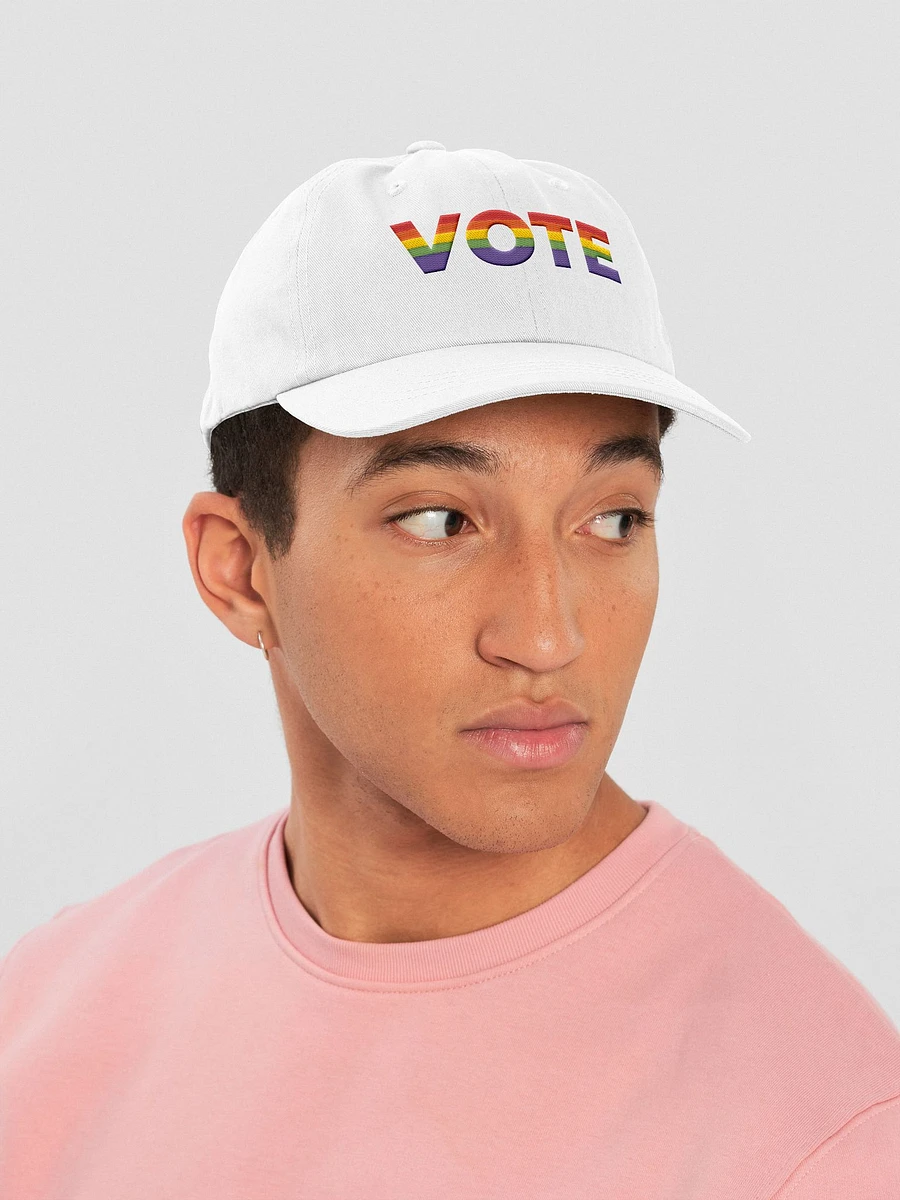 VOTE (Rainbow Pride Flag) - Embroidered Hat product image (6)