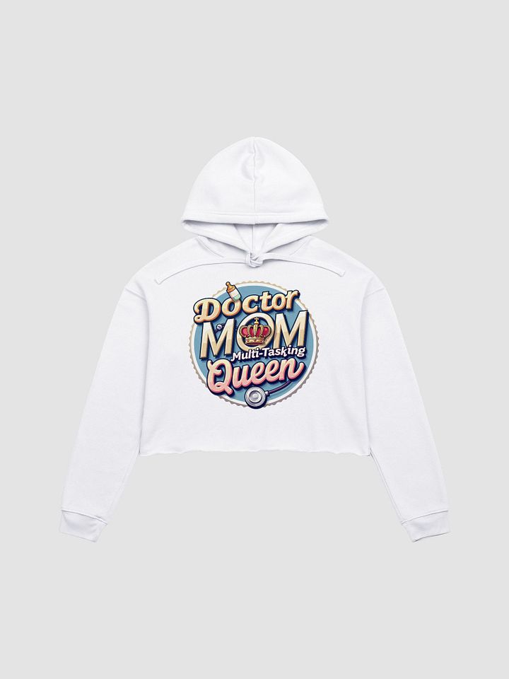 Multi-Tasking Queen Crop Hoodie product image (4)