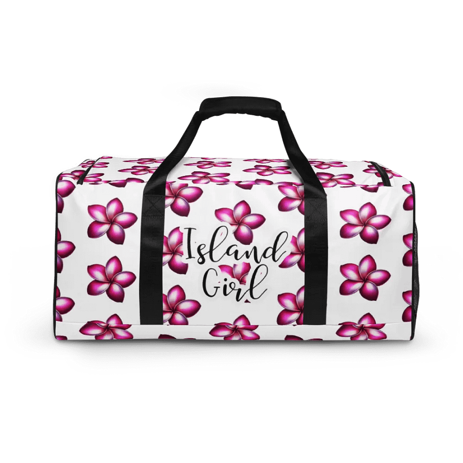 Island Girl Plumeria Duffle Bag - Tropical Bliss for Your Adventures product image (10)