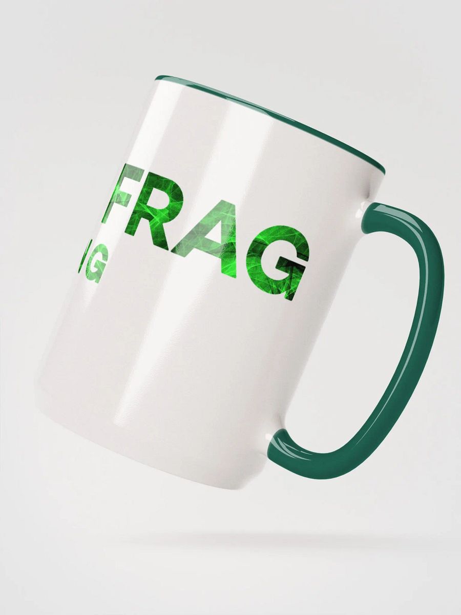 TopFrag™ Green Spiral Ceramic Mug with Color Inside product image (5)