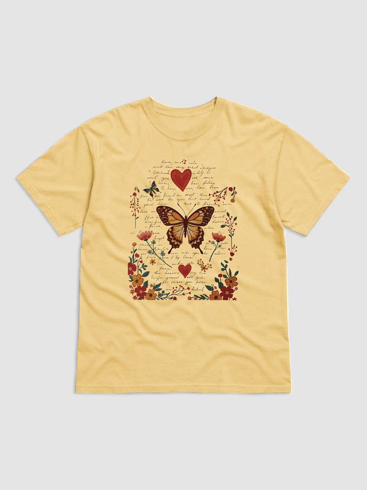 Vintage Boho Butterfly & Floral T-Shirt product image (5)