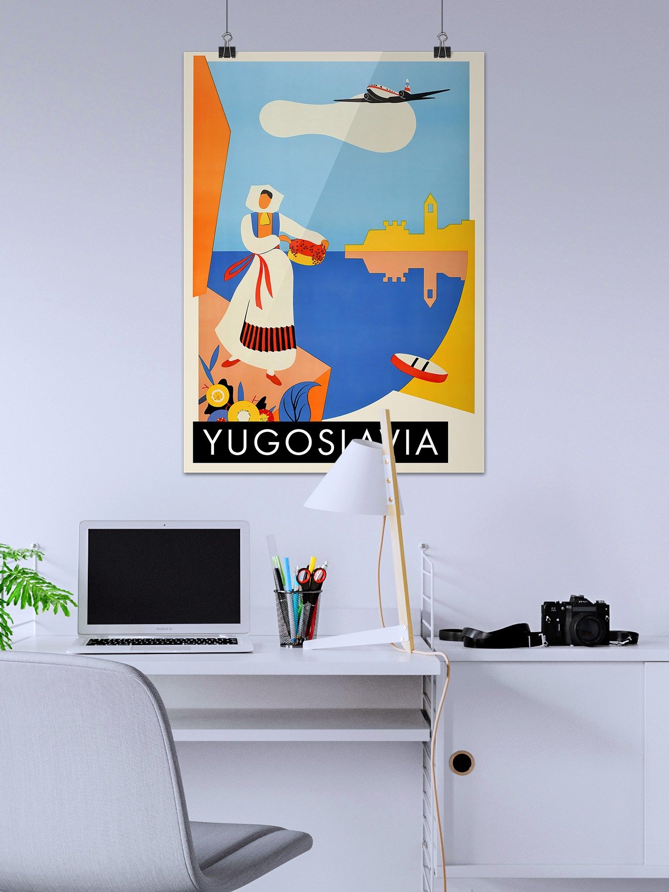 Yugoslavia, 1952 — retro vintage travel poster, retro travel art, retro travel wall art, Croatia poster product image (2)