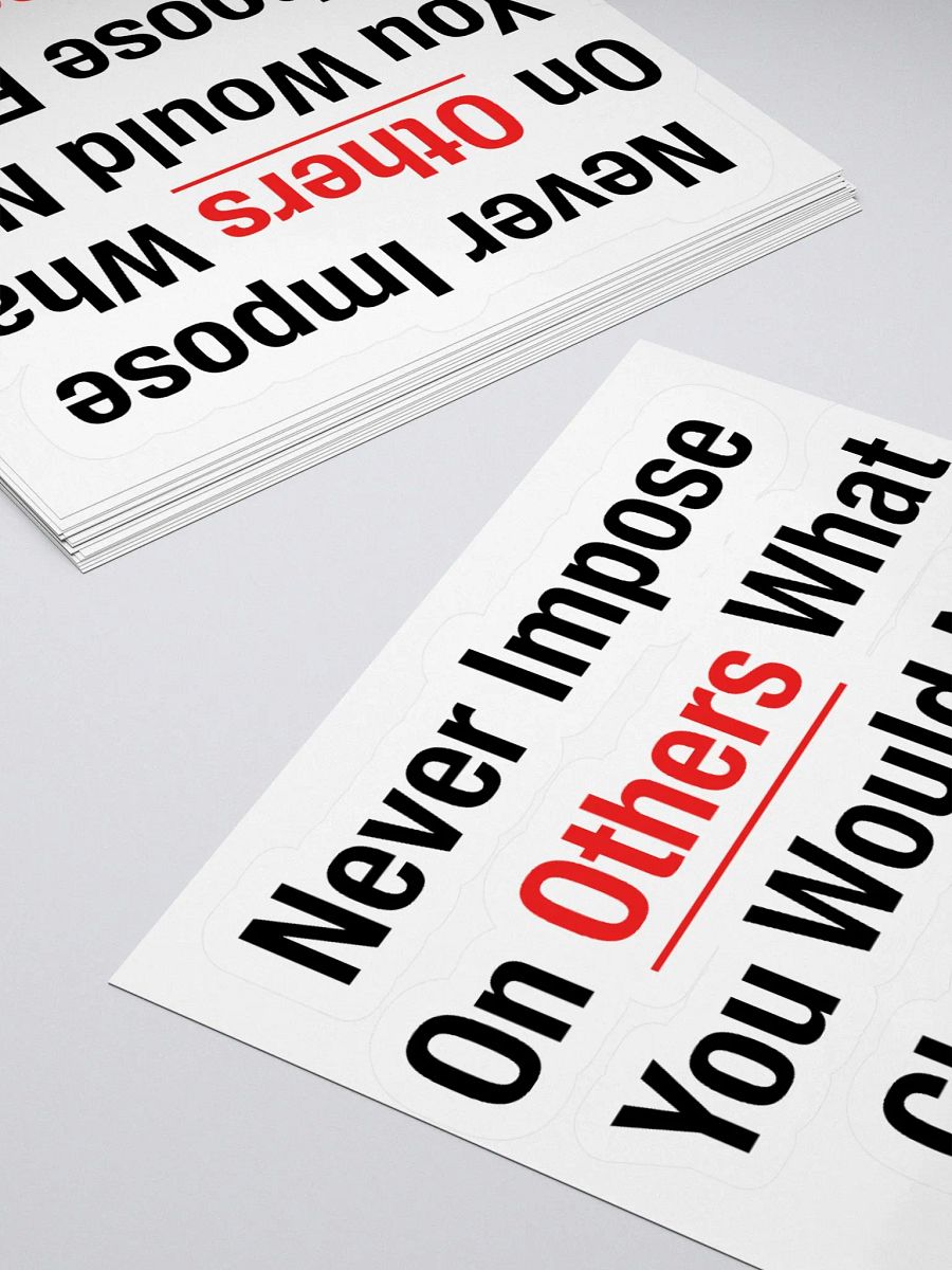 Golden Rule Sticker product image (10)
