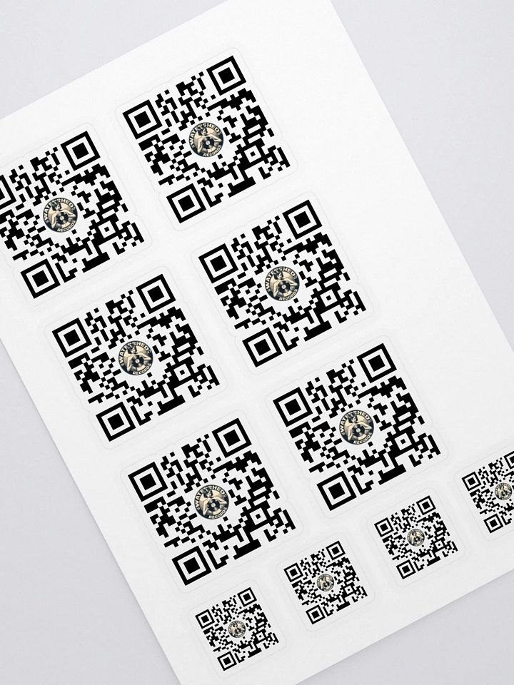 Watershed Records QR Code Sticker Sheet product image (2)