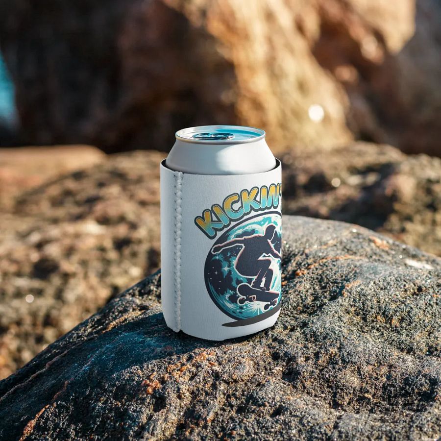 Kickin It Skaterboarder Lunar Kick Can Cooler product image (8)