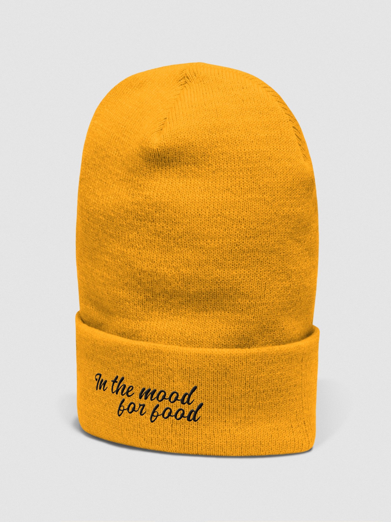 In The Mood For Food – Cuffed Beanie – Black Pepper product image (3)