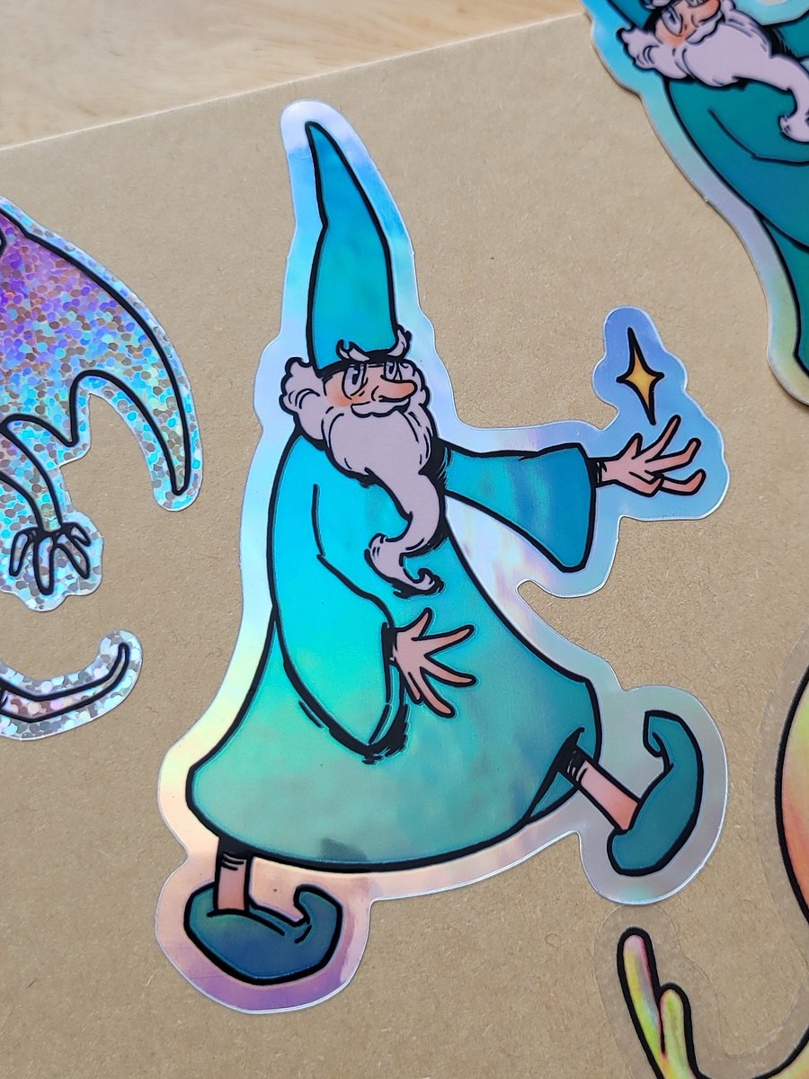 Angry Wizard Sticker product image (5)