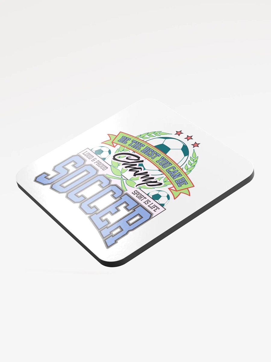 Champ Soccer Spirit Cork Coaster product image (3)