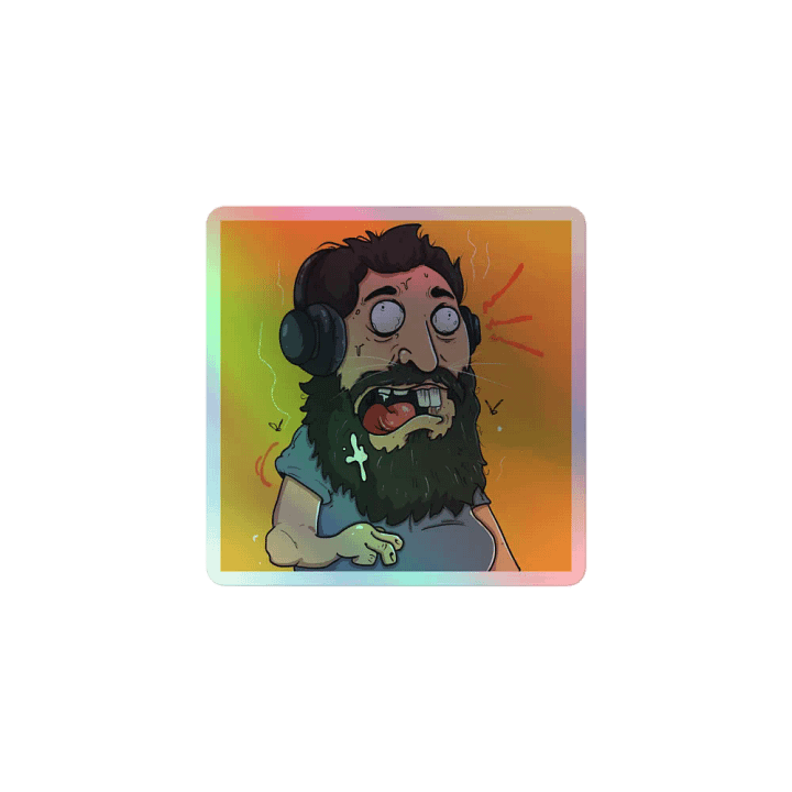 Rippatarded Sturgis Holographic Sticker product image (1)