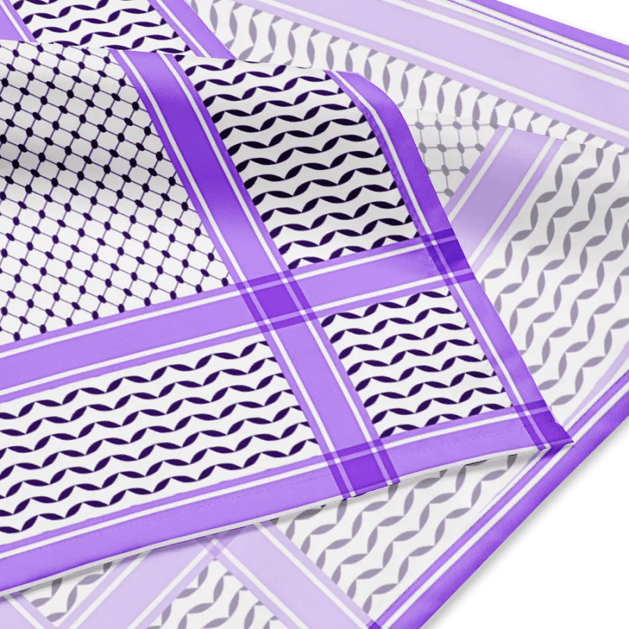 Purple Kufiya Bandana Medium product image (4)