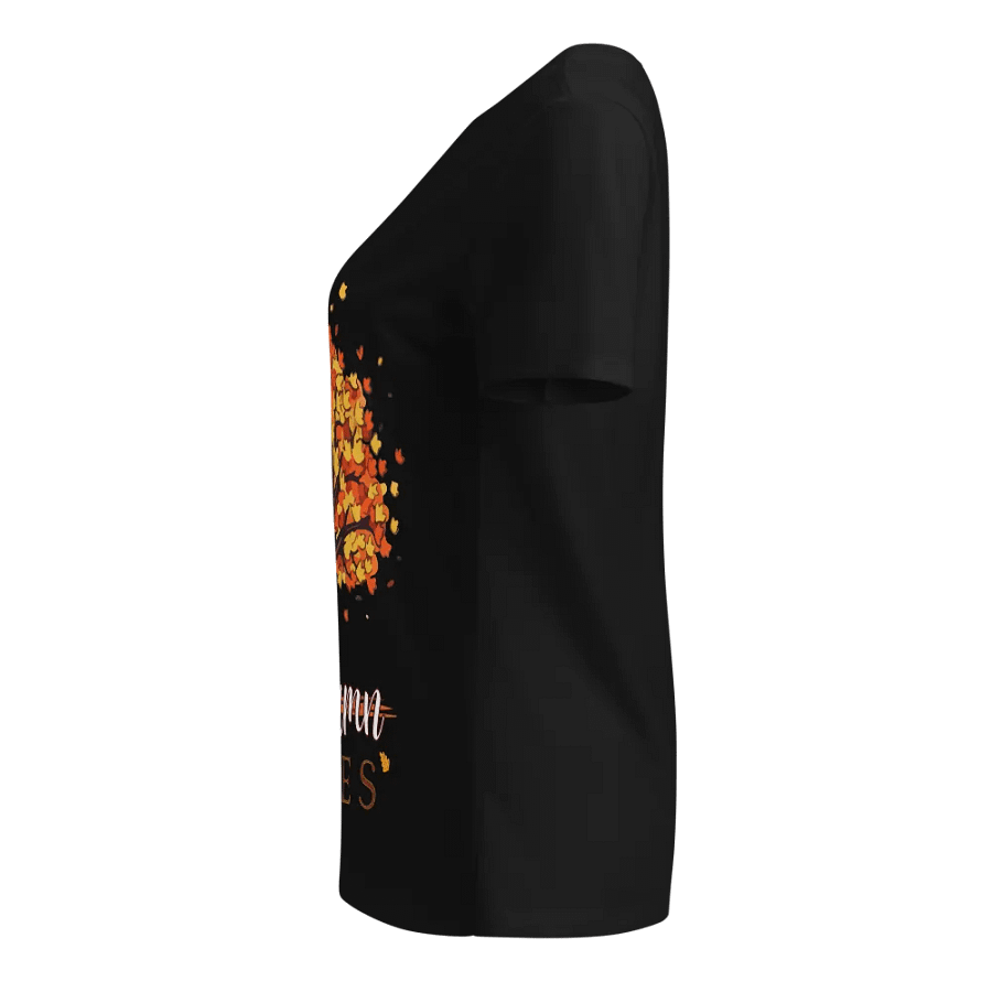 Autumn Vibes Tree V-Neck Tee product image (4)
