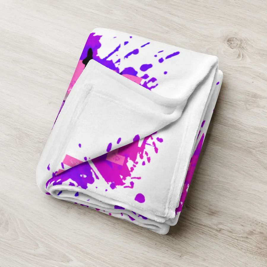 Born to Dance Her Silhouette Throw Blanket product image (18)