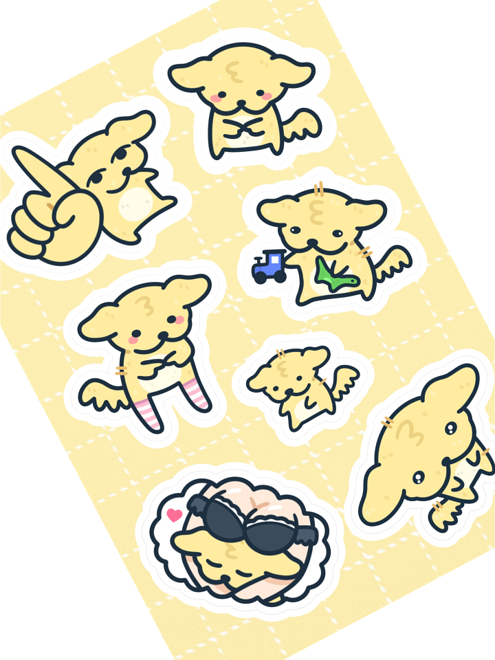 Suni Sticker Sheet product image (2)