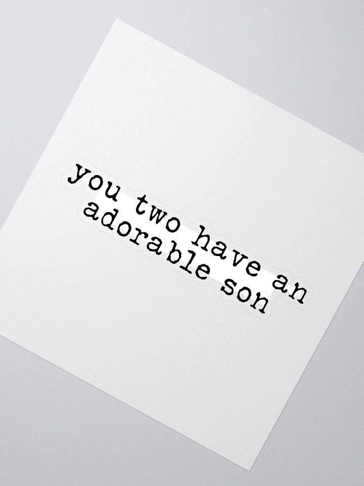Adorable Son Buddie Quote Sticker product image (2)