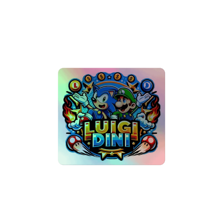LuigiDini New Logo Holo Sticker product image (1)