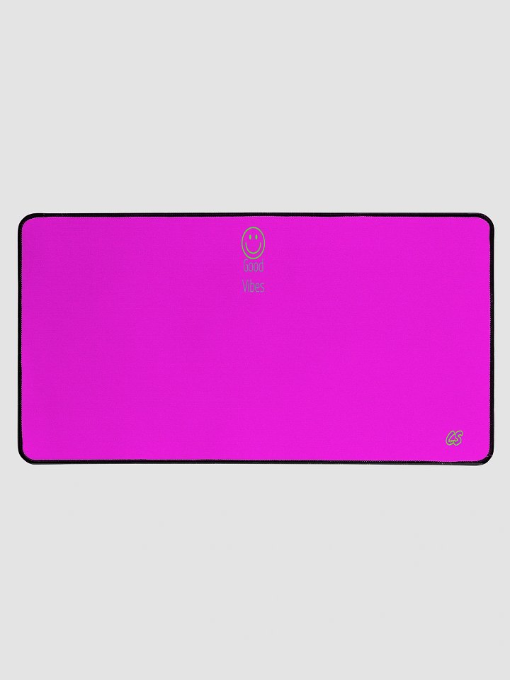 CS Smiley Good Vibes 15.5" x 31.5" Desk Mat product image (1)