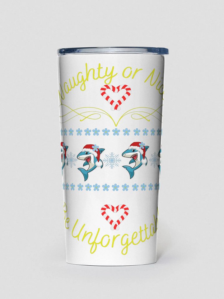 Naughty or Nice 20oz Stainless Steel Tumbler product image (2)