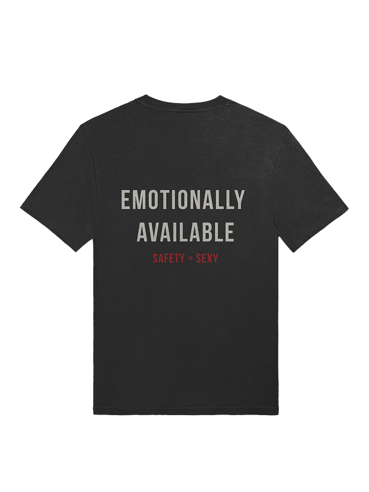 Emotionally Available Tee – Safety Equals Sexy product image (2)