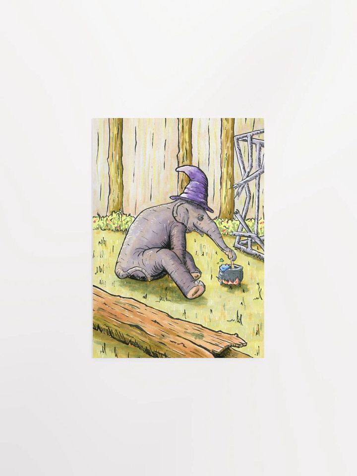 Elephant Witch Print product image (1)