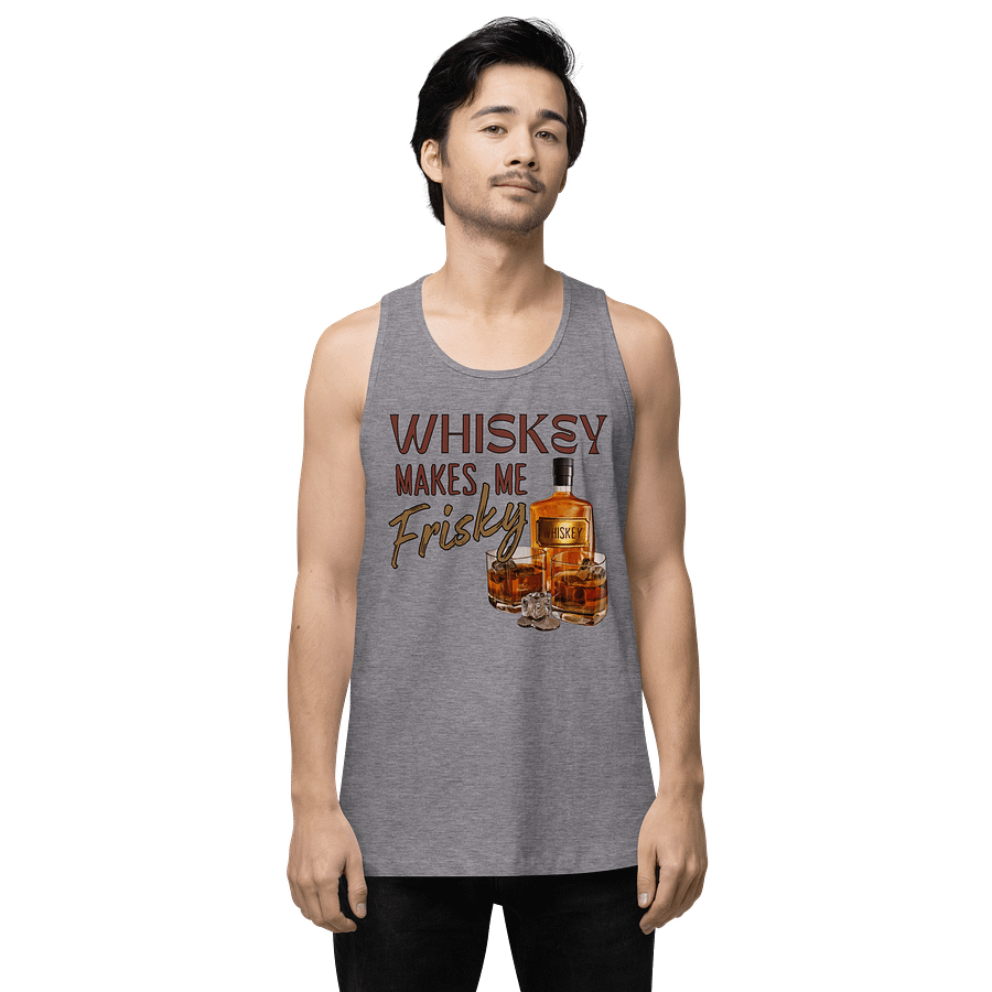 Whiskey Makes Me Frisky Men's Tank Top product image (3)