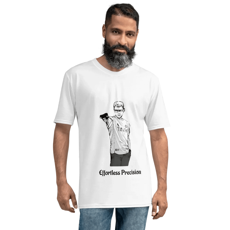 Olympic Icon: Yusuf Dikec Shooting Pose T-Shirt product image (8)