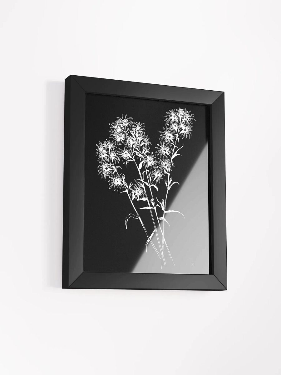 Ethereal Floral Silhouette Poster. - Bouquet Flowers Dark product image (20)
