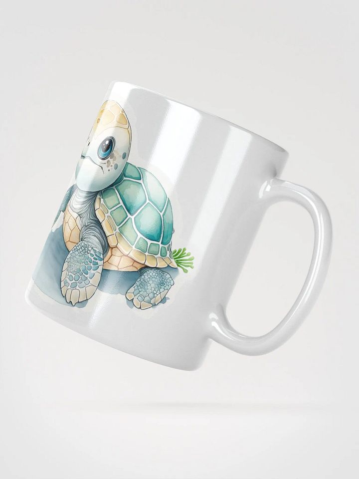 Turtle Tots White Glossy Mug product image (4)